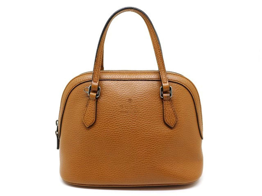 Gucci Dome bag dual top handles silhouette Brown